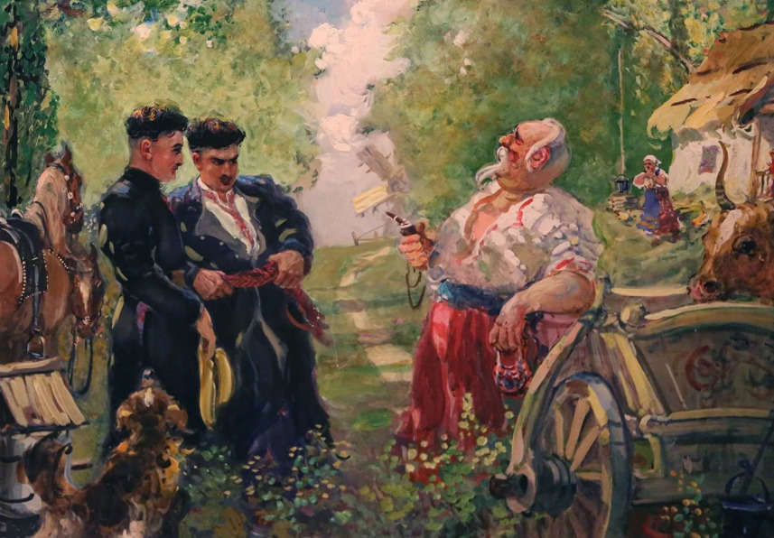 Андрий и Остап вернулись из семинарии.