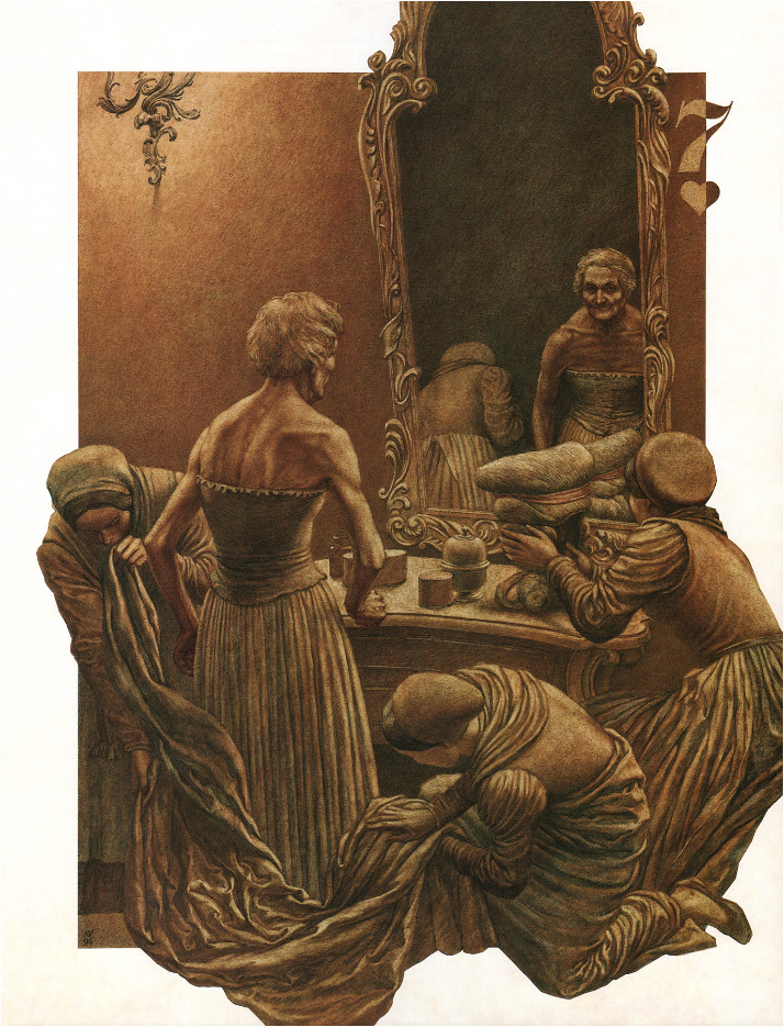 Пиковая дама. Иллюстратор Jan (Jassen) Ghiuselev